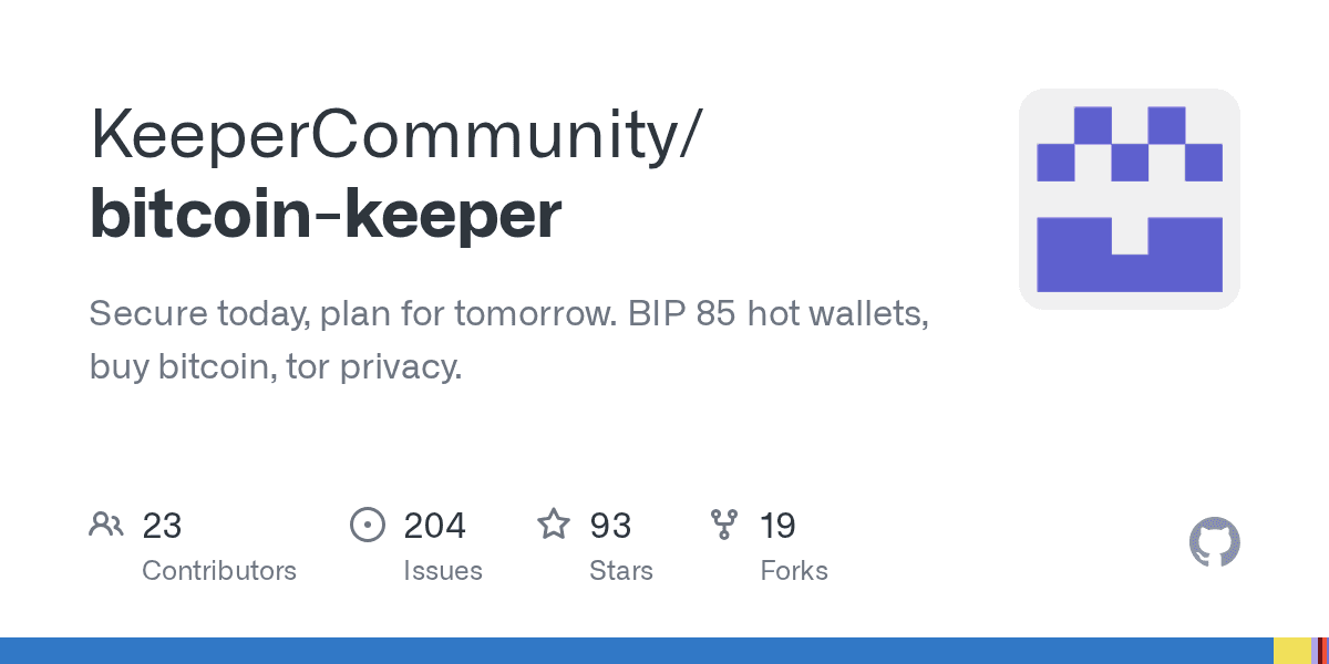 Bitcoin Keeper logo