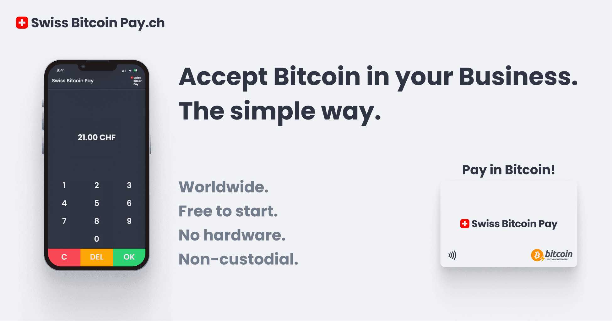 Swiss Bitcoin Pay logo