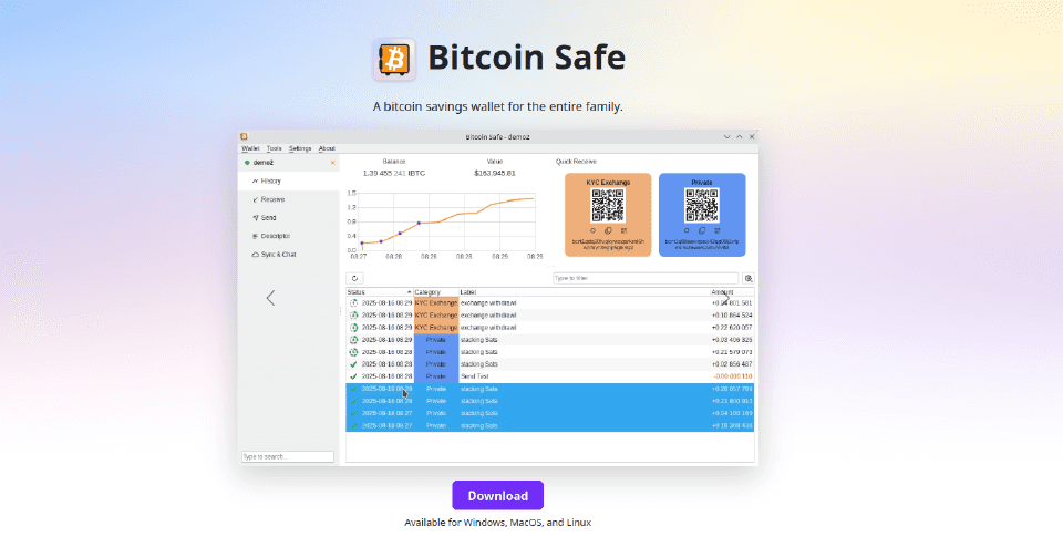 Bitcoin Safe logo