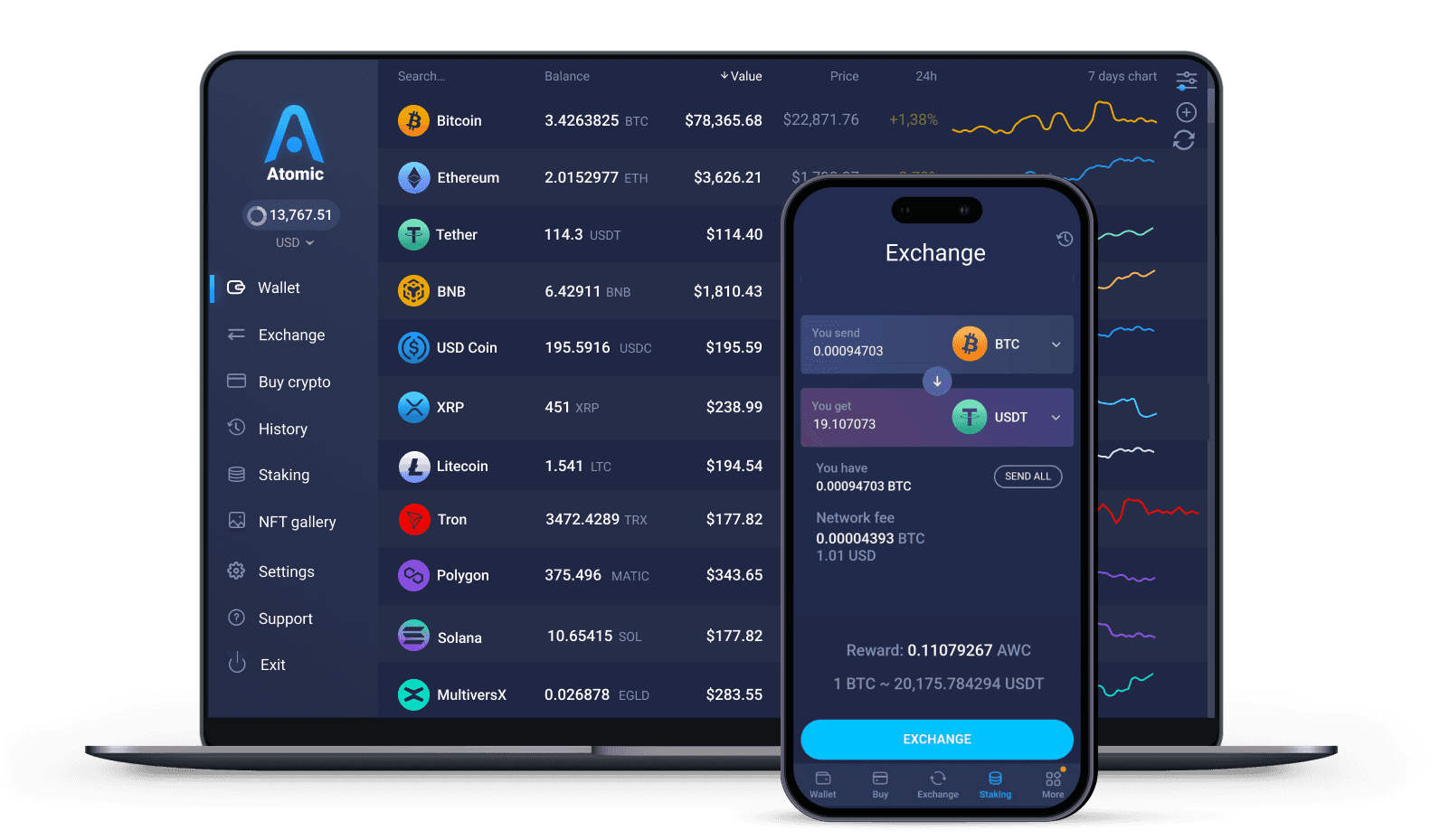 Atomic Wallet logo